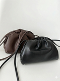 Smooth leather cloud bag