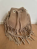 SUEDE BUCKET - fringes