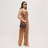 Stone straw Crossbody