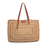 Oversized  straw Tote