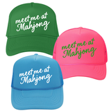 Mahjong hat | summer, Easter, Meet me at Mahjong gift