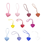 Faux Leather Heart Bag Charms
