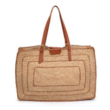 Oversized  straw Tote