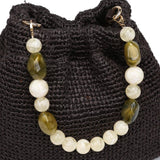 Stone straw Crossbody