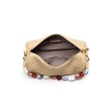 Stone strap - Straw Clutch