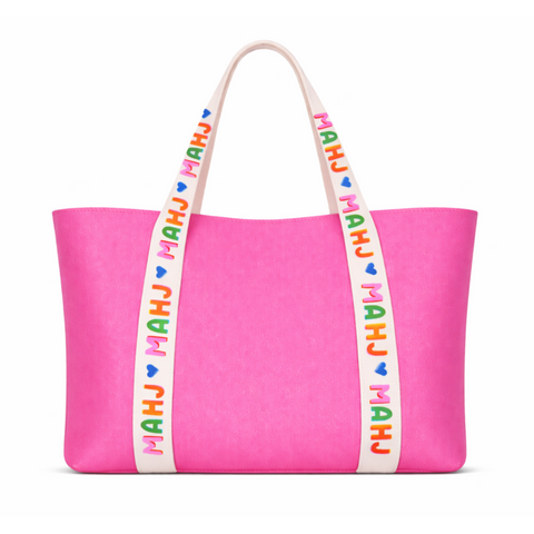 Mahjong Tote Bag pink