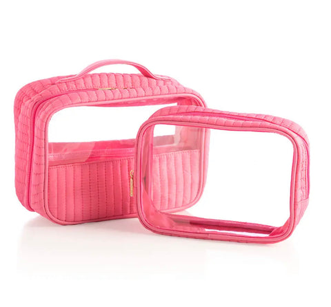Cosmetic Case duo - pink